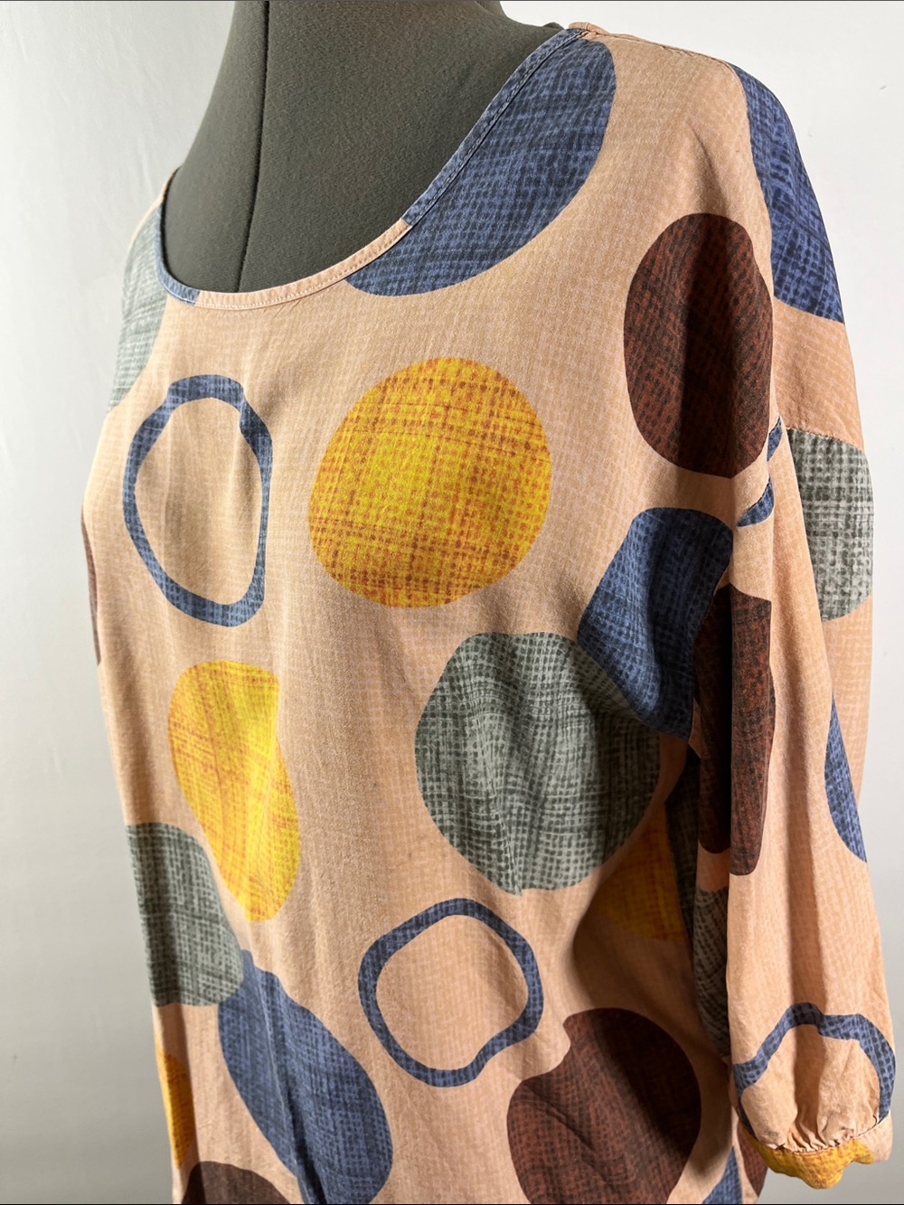 Emery Rose Women Top/Blouse Three Quarter Sleeves Size XL - Picture 4 of 8